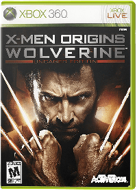 X-Men Origins: Wolverine Xbox 360  box art